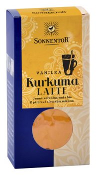 Sonnentor - Kurkuma Latte/vanilka bio 60g krabička