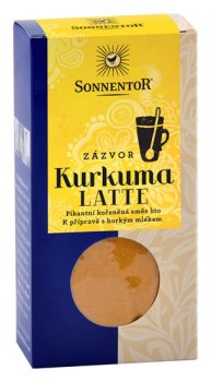 Sonnentor - Kurkuma Latte/zázvor bio 60g krabička
