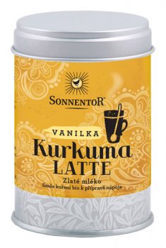 Sonnentor - Kurkuma Latte/vanilka bio 60g dózička