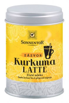 Sonnentor - Kurkuma Latte/zázvor bio 60g dózička