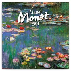 Kalendář 2021 poznámkový: Claude Monet, 30 × 30 cm