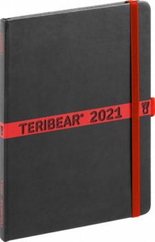 Diář 2021: Teribear - týdenní, 15 × 21 cm