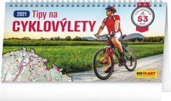 Kalendář 2021 stolní: Tipy na cyklovýlety, 30 × 16 cm