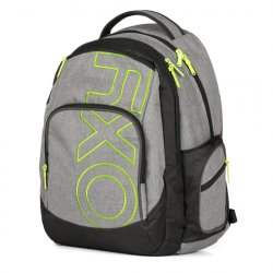 Studentský batoh OXY Style GREY LINE Green