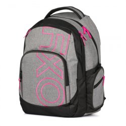 Studentský batoh OXY Style GREY LINE Pink