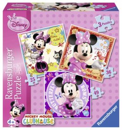 Puzzle Minnie Mouse/3v1