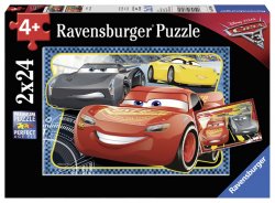 Puzzle Auta 3:Můžu vyhrát!/2x24 dílků