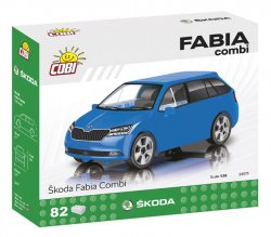 Stavebnice COBI - Škoda Fabia combi model 2019, 1:35, 82 k