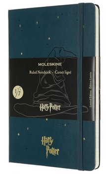 Moleskine: Harry Potter zápisník linkovaný zelený L