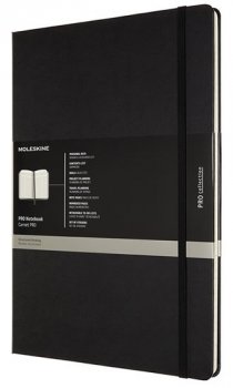 Moleskine: Professional diář-zápisník tvrdý černý A4