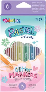 Pastel - popisovače se třpytkami 6 barev