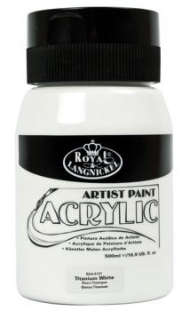 Royal & Langnickel Akrylová barva 500ml TITANIUM WHITE 