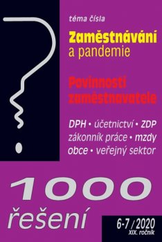 1000 řešení 6-7/2020 - Zaměstnávání a pandemie, Povinnosti zaměstnavatele
