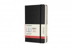 Moleskine: Diář 2020-2021 denní tvrdý černý L