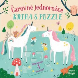 Čarovné jednorožce Kniha s puzzle