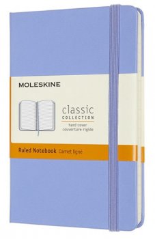 Moleskine: Zápisník tvrdý linkovaný sv. modrý S