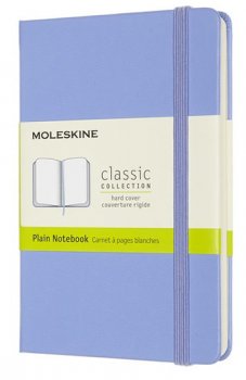 Moleskine: Zápisník tvrdý čistý sv. modrý S