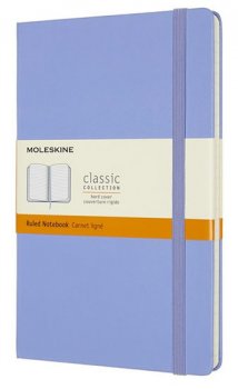 Moleskine: Zápisník tvrdý linkovaný sv. modrý L