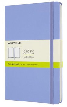 Moleskine: Zápisník tvrdý čistý sv. modrý L