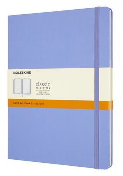 Moleskine: Zápisník tvrdý linkovaný sv. modrý XL