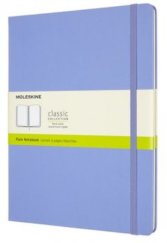 Moleskine: Zápisník tvdý čistý sv. modrý XL