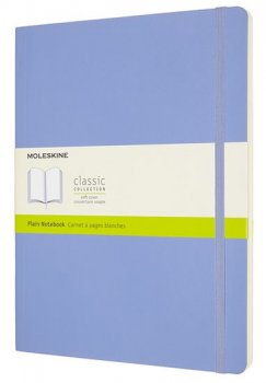 Moleskine: Zápisník měkký čistý sv. modrý XL