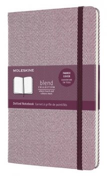 Moleskine: Blend zápisník tečkovaný  purpurový L