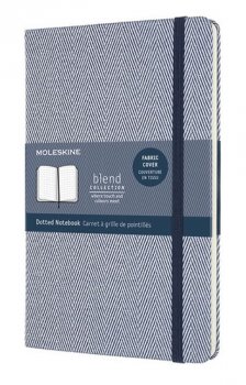 Moleskine: Blend zápisník tečkovaný modrý L