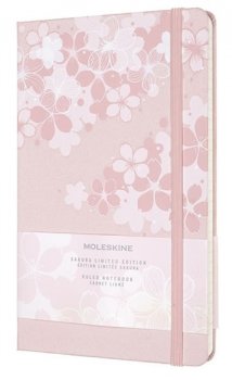 Moleskine: Sakura zápisník linkovaný růžový L