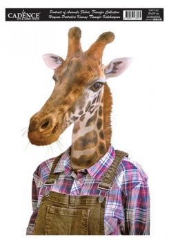 Cadence nažehlovací nálepka 21x30 cm - žirafa 