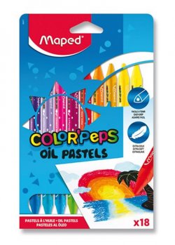 Maped - Olejové pastely Color´Peps 18 ks