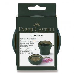 Faber - Castell Kelímek na vodu Click & Go - tmavě zelený