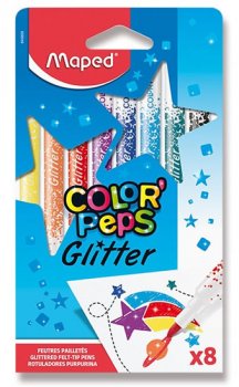 Maped - Fixy Glitter 8 ks