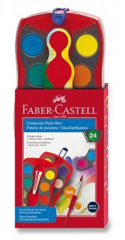 Faber - Castell Vodové barvy F-C Connector 24 barev