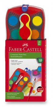 Faber - Castell Vodové barvy Connector 12 barev