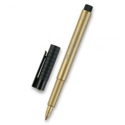 Popisovač Faber-Castell Pitt Artist Pen Metallic - zlatý