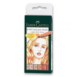 Faber - Castell Popisovač Pitt Artist Pen Skin 6 ks