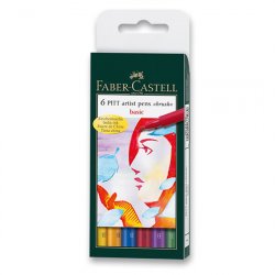 Faber - Castell Popisovač Pitt Artist Pen Basic 6 ks