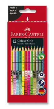 Faber - Castell Pastelky trojhranné Grip 2001 12 ks 