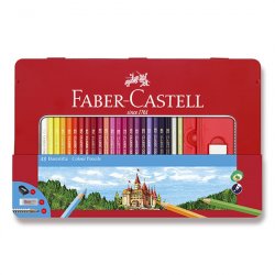 Faber - Castell Pastelky šestihranné - dárkový box 48 ks 