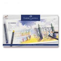 Faber - Castell Pastelky Goldfaber - plechová krabička 36 ks