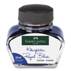 Faber - Castell Inkoust ve skleněné lahvičce - modrý 30 ml