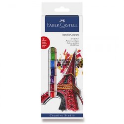 Faber - Castell Akrylové barvy 12 ks