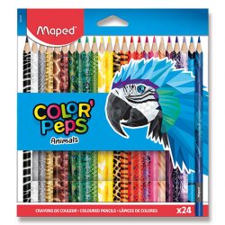 Pastelky Maped Color Peps Animal 24ks