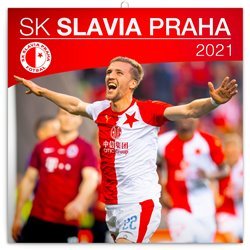 Kalednář 2021 poznámkový: SK Slavia Praha, 30 x 30 cm