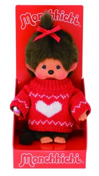 Monchhichi Exclusive - Červený svetr