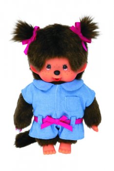 Monchhichi Exclusive - Modrý overal