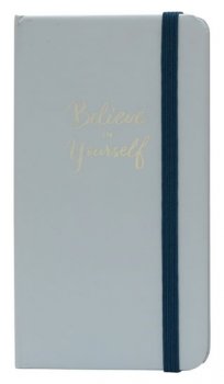 Pukka Pad Zápisník s elastickým uzávěrem, šedý, 60 listů, papír 80g, 75x135mm