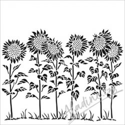 TCW šablona 15,24 x 15,24 cm - Sunflower Meadow