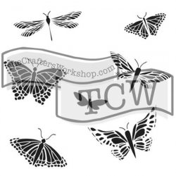 TCW šablona 15,24 x 15,24 cm - Mariposas